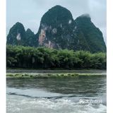 阳朔旅行↗0元打卡20元人民币背景观景台
