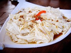 白灼自制腐竹-鹅公村食府(罗阳分店)