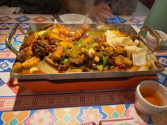 新疆经典大盘鸡-楼兰新疆菜(江宁万达店)