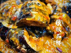 铁板茄子-柴火大院烤鸭民间菜