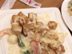 菠萝油条虾-粤仔湾砂锅粥(广益哥伦布店)