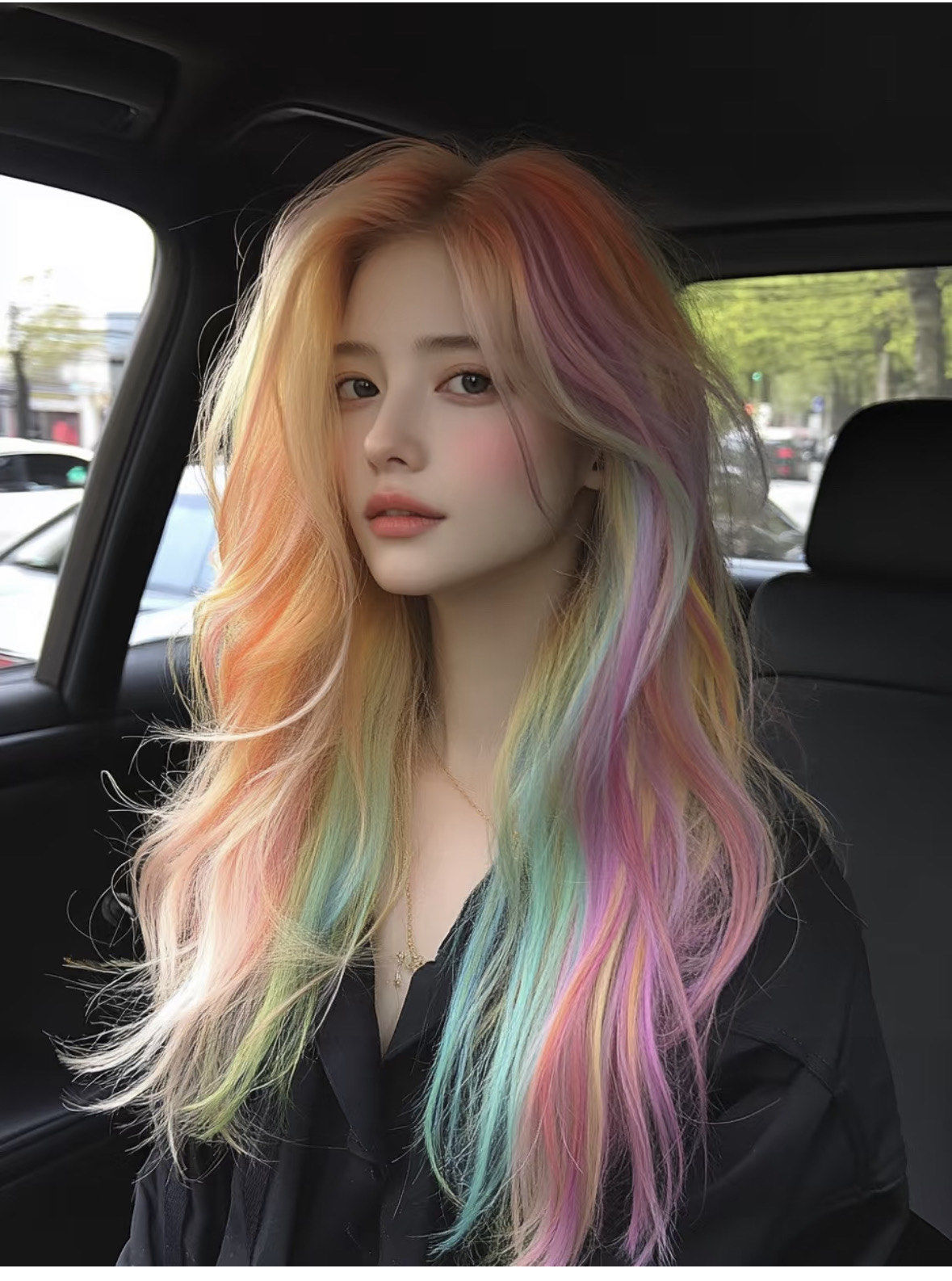 彩虹发色秀起来