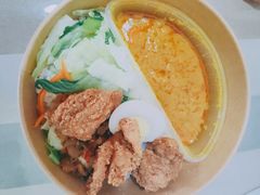 椰香咖喱鸡块饭餐-德克士(北关店)