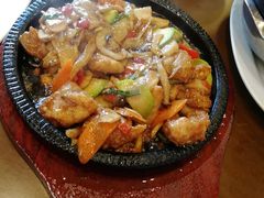 铁板金酱珍菌鸡球-日昌餐馆(亦庄店)