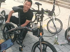 -道路口单车爱瓦士dahon大行