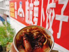 卤豆干-半月镰胡姐脆皮萝卜饺子