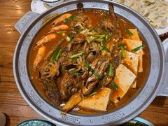 -东来菜馆•手抓海鲜家常菜•海鲜锅贴(鸽子窝店)