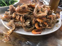 椒盐濑尿虾-红月湾海鲜饭店•沙滩海景(双月湾店)