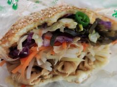 花干夹菜-三兄弟高炉烧饼