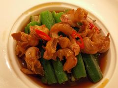万宁秋葵拌花螺-铭轩中餐厅·海南菜·粤菜(亚龙湾瑞吉店)