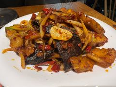 爆炒黑白肺-柴窝堡22号辣子鸡·传承新疆菜