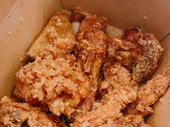 黄油蒜炸鸡块-富乐满韩国正宗炸鸡韩国料理(虹泉路店)