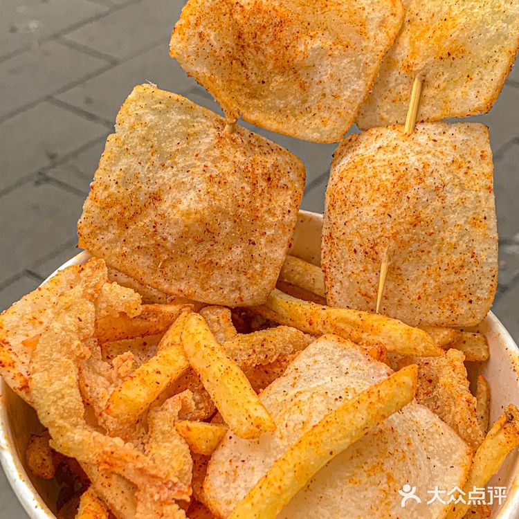我终于找到！！厦门巨好吃的鸡柳年糕薯条🍟