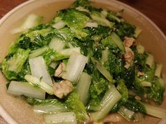 口蘑油渣小白菜-破三川·新川菜(静安大融城店)