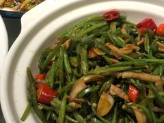 砂煲扁豆丝-老浒记烤鸭-北京菜(琉璃厂店)