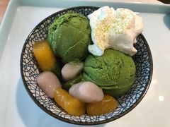 特浓抹茶冰激凌-王守财小山園