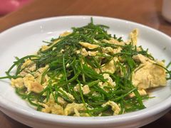 草原鲜沙葱炒鸡蛋-蒙亨·手把肉·蒙古包文化主题餐厅(天恒广场店)