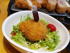 酥炸猪肉裹温泉蛋-胜博殿日式炸猪排(西红门店)