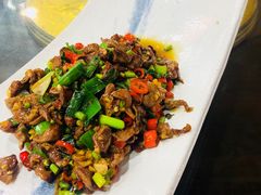 辣椒炒鸡杂-熊刚饭店·太湖本地土菜·融合菜(天成时代广场店)
