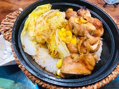 照烧鸡腿煲仔饭-堂屋糖水店(愚园店)
