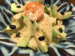 牛油果三文鱼沙拉-大岛日本料理铁板烧(南通大饭店)
