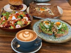 鸡蛋蘑菇熏肉荞麦可丽饼-RAC BAR(安福路店)