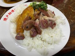 叉烧油鸡双拼饭-陈光记烧腊店(罗保博士街店)