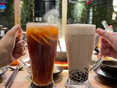 大红袍珍珠奶茶-湊湊火锅·茶憩(杭州湖滨银泰in77店)