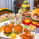 在济南提前过六一[礼花]汉堡小店可爱薯了🍔
