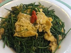青海湖沙葱炒土鸡蛋-清真.德枭炕肉店.青海菜(大新街夜市店)