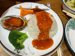 -东来菜馆•手抓海鲜家常菜•海鲜锅贴(鸽子窝店)