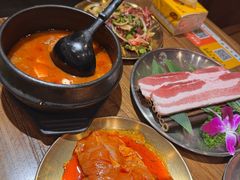 -明洞阿姨·韩式酱蟹烤肉·创意料理(三元桥店)