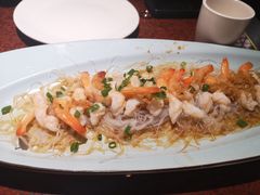 蒜蓉粉丝虾-绿茶餐厅(华联万柳店)