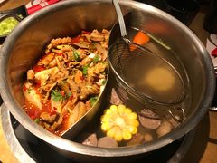 鲜牛杂鸳鸯锅-左庭右院鲜牛肉火锅(南通CBD大有境店)