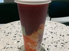芝芝蓝莓双拼-喜茶(青岛金狮广场店)