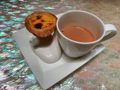 奶茶配蛋挞-8餐厅(新葡京酒店)