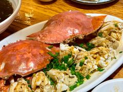 葱油梭子蟹-金海湾海鲜排档(朱家尖店)