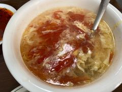 西红柿鸡蛋汤-清真永恒华威肉饼(潘家园店)