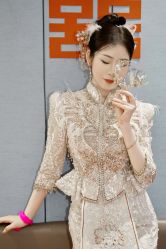 -桃子造型婚纱礼服(凤起广场店)