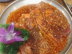 -明洞阿姨·韩式酱蟹烤肉·创意料理(三元桥店)