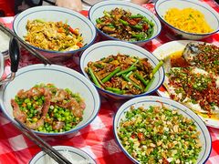 香醋炒土鸡蛋-荆九爷爆炒桥头三嫩(夫子庙店)