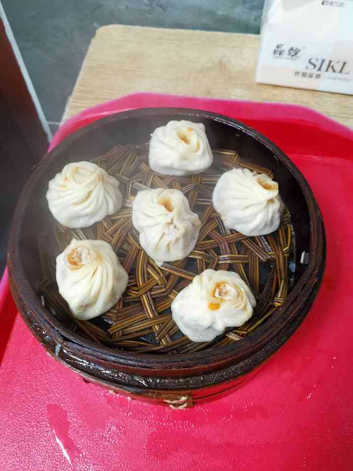 庐州小笼-"第一次尝试(月天韭)sha汤(哈哈实在不."-大众点评移动版
