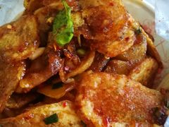 炸洋芋-洪河半边街夜市