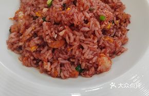 Red Rice Wine Shrimp and Egg Fried Rice