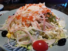 温泉蛋蟹肉沙拉-炙柒Sekinana·精致料理 烧鸟·铁板烧(海上世界店)
