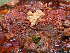 水煮肉片-雨田饭店