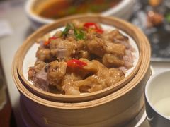 蒜香蜜汁排骨-绿茶餐厅(光谷世界城步行街店)