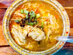 烤脑花-花儿姐与战哥的美食档