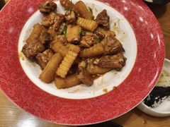 -海派美食·家宴海鲜青岛菜·石锅鲽鱼头(东方城店)