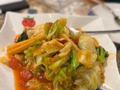 葡汁炒什菜-番茄屋葡式美食(总店)